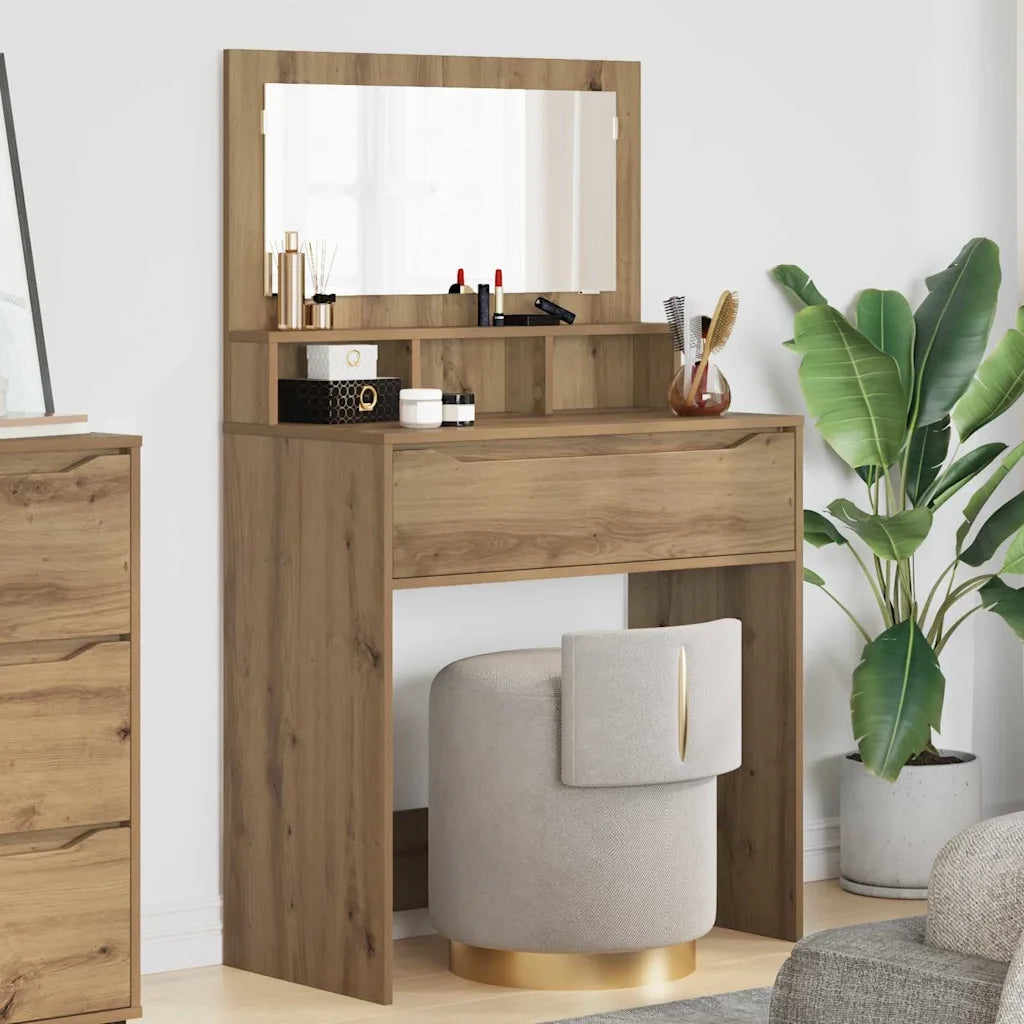 Toeletta | Tavoli da Trucco per Camera da Letto Rovere artigianale