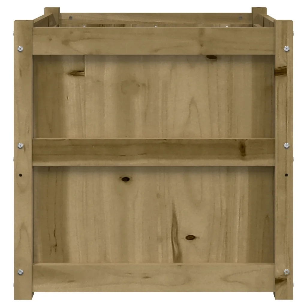 Fioriere da Giardino 2 pz in Legno di Pino Impregnato 837433