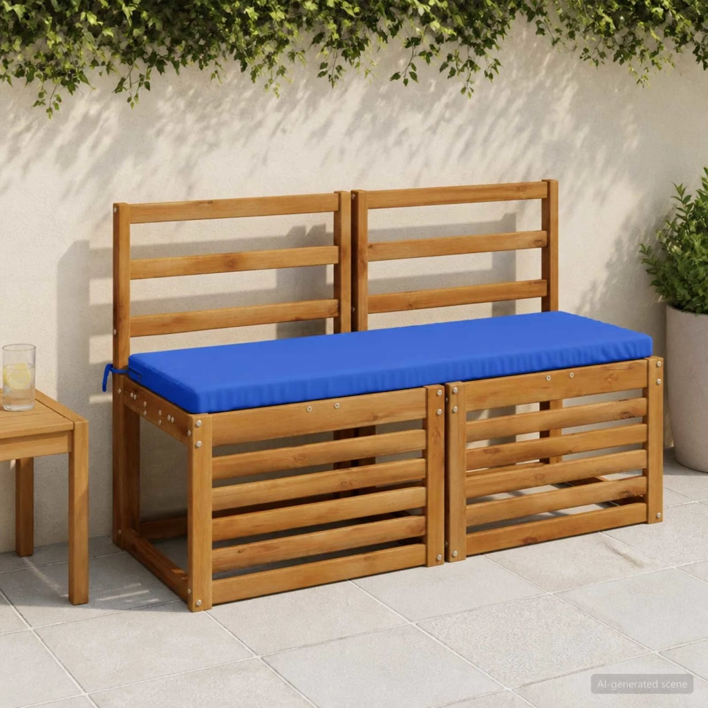 Cuscino per panchina SOEST 100% Poliestere Blu Reale 948822