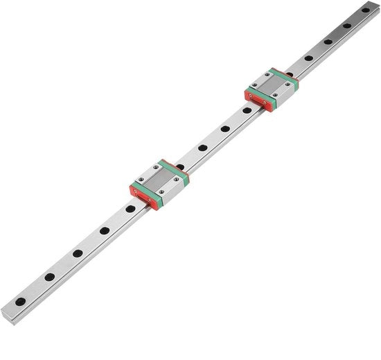 Guida Lineare 400 mm - MGN12 - Blocco di Guizzo - Leggero - Alta Precisione - Adatto per Macchine Automatiche