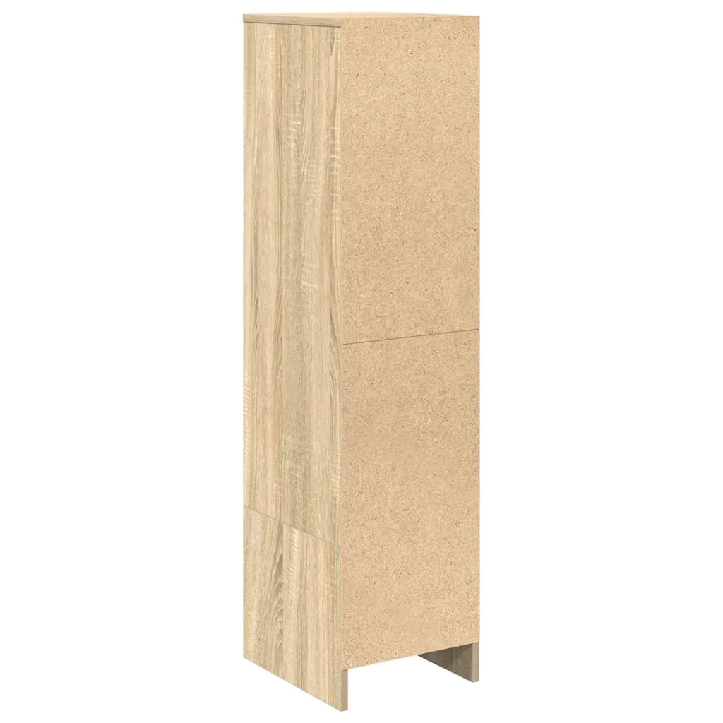 Credenza-Buffet-Armadio da cucina Rovere Sonoma 29,5x34x119,5 cm in Legno Multistrato