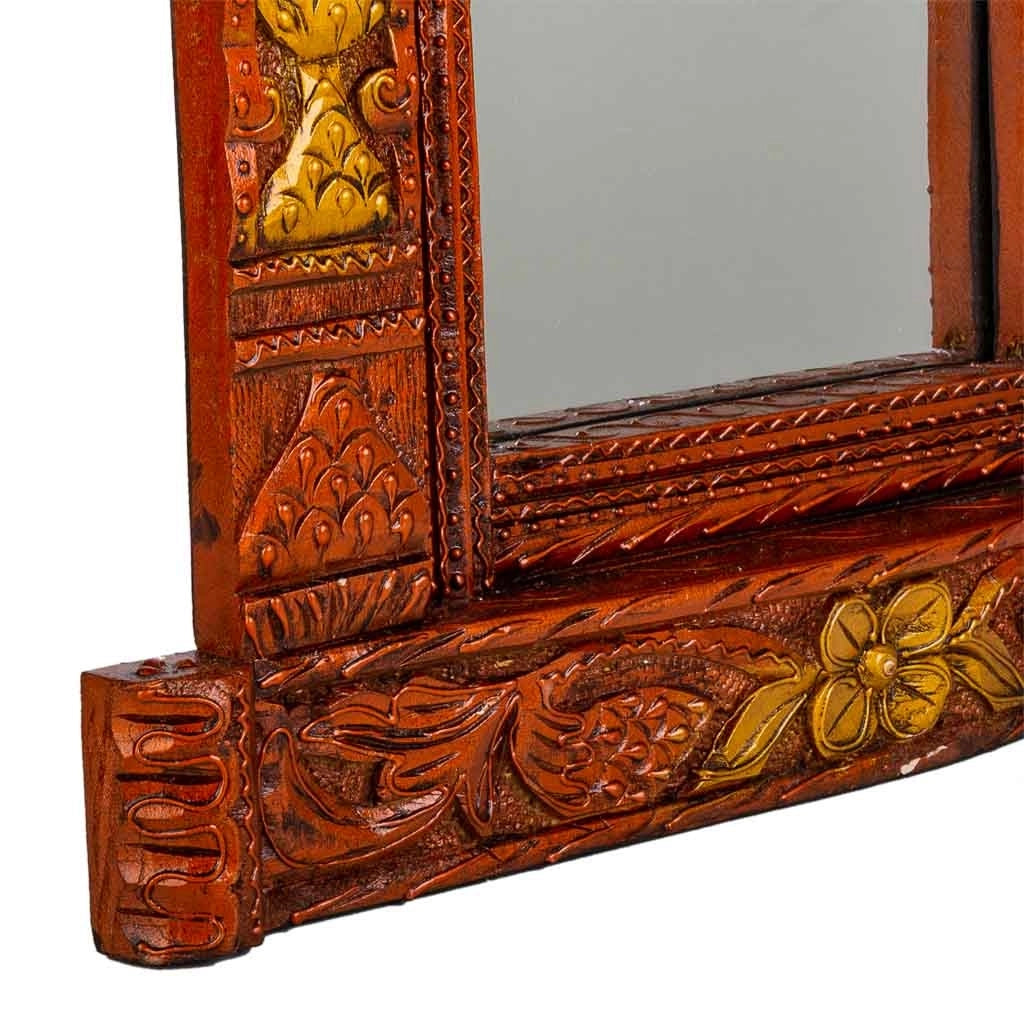 Specchio in legno 59x51x10h