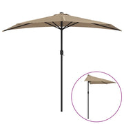 Ombrello | Parasolne da Balcone Palo in Alluminio Talpa 270x144 cm a Met¨¤
