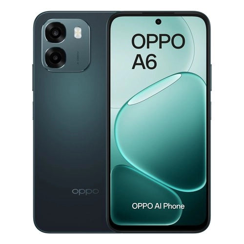 Oppo a6 ai smartphone, doppia fotocamera 50mp+2, selfie 8mp, display 6.75” 120hz ips hd+, 6550mah, ram 6gb(esp2gb/4gb/6gb)+rom 256gb [versione italia], sapphire black - 110010349841