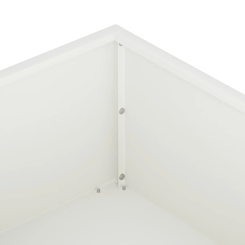 Vaso da giardino Bianco 80 x 80 x 20 cm 8005010