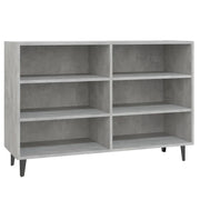 Credenza | Madia | Buffet da pranzo | Armadio da pranzo Grigio Cemento 103,5x35x70 cm in Legno Multistrato