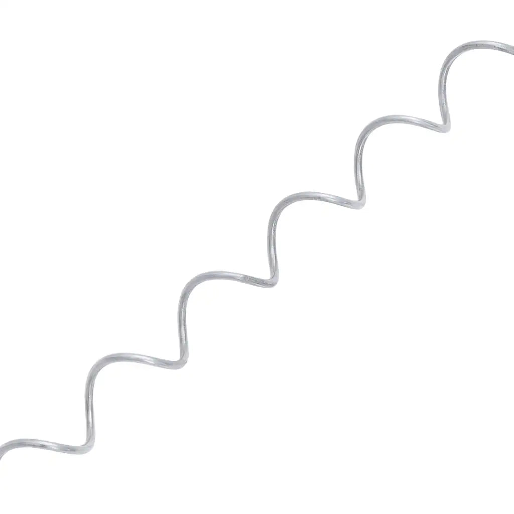 Spirali per Gabbioni 24 pz in Acciaio Zincato 100 cm 145627