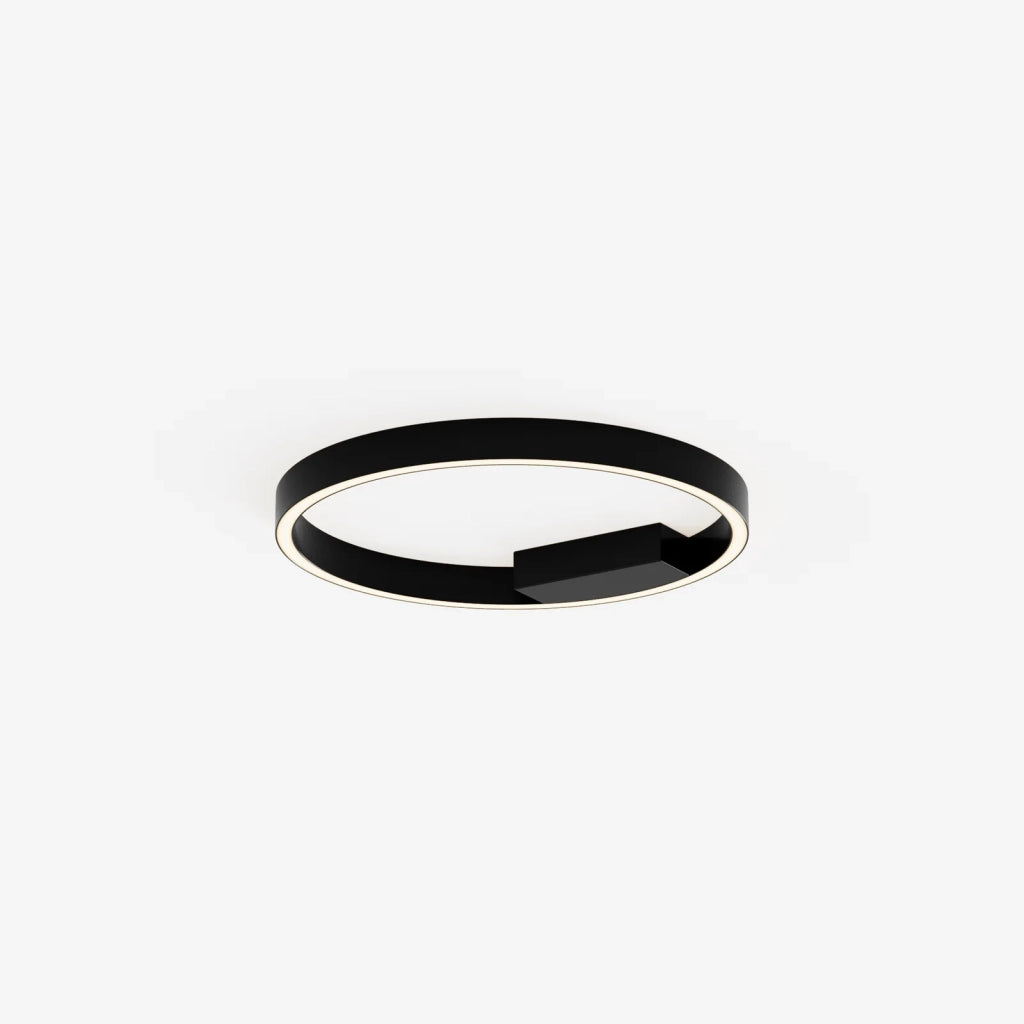 Maytoni Lampada da soffitto Rim 1 luce LED integrato nero alluminio