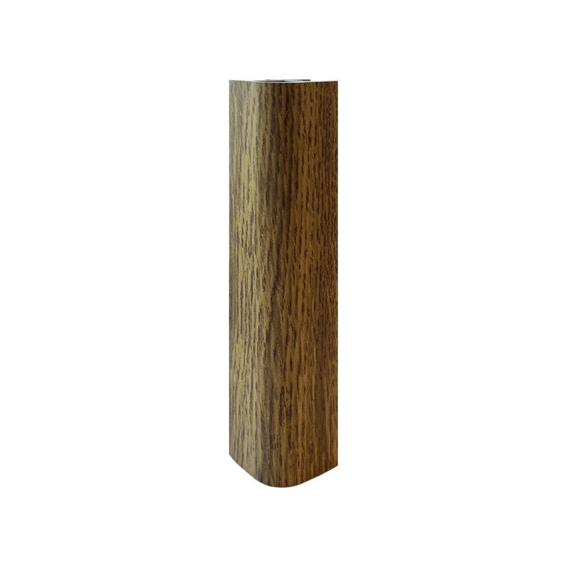 Angolare per zoccolo 90° R12 in rovere H 15 cm.