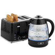 Bollitore e Tostapane Set ¨C Minimal ¨C Nero 1.7L 2200W