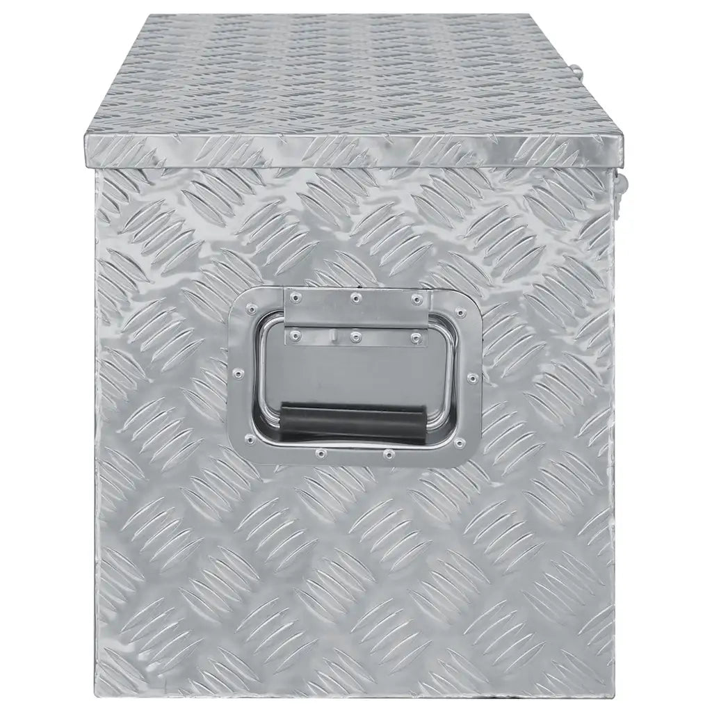 Cassetta in Alluminio 110,5x38,5x40cm Argento 142941