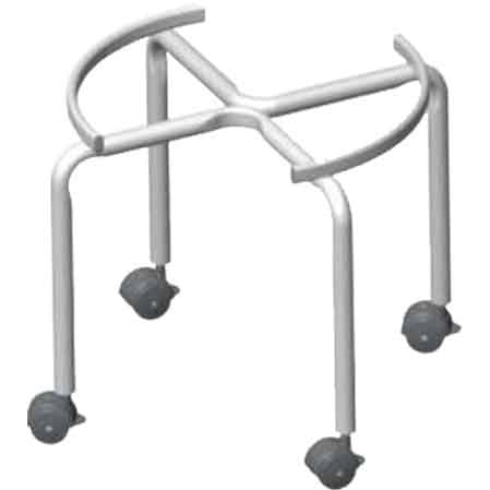 SUPPORTO PER FUSTINO OLIO CON RUOTE per 30/50 lt