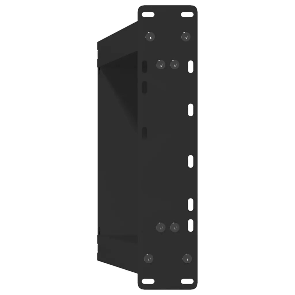 Gambe per Tavolino da Caff¨¨ a Forma di U 2 pz | Piede del tavolo Nere 38x(42-43) cm Acciaio