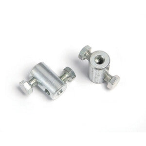 MORSETTO 2 VITI LATERALI FORO 4,5 MM CF 4 PZ- 1,0 confezione