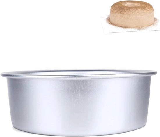 Patroni per torte e flan in alluminio leggero con rivestimento antiaderente a forma rotonda