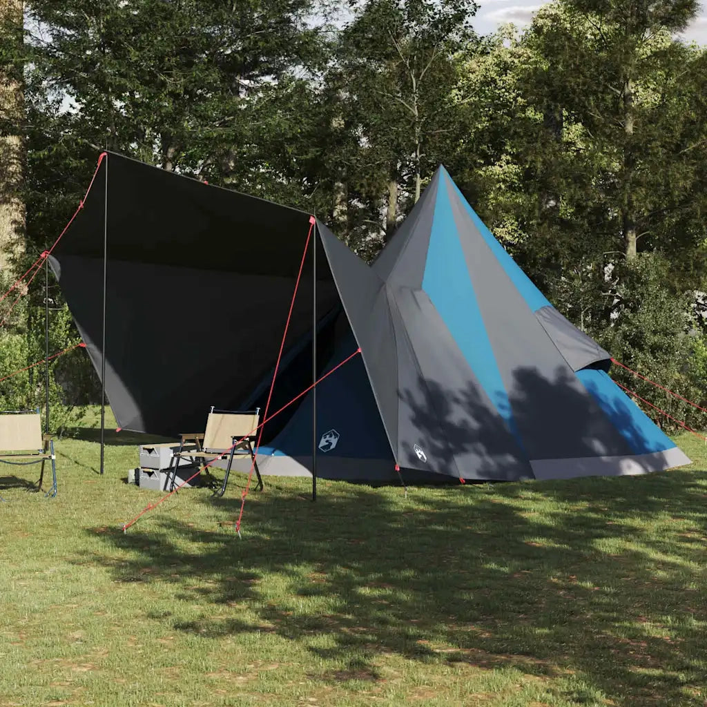 Tenda Tipi con tetto-Tenda da campeggio Blu 510 x 690 x 330 cm taffet¨¤