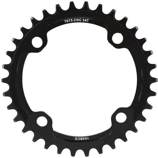 Componente per catena da bicicletta in lega di alluminio - 32/34/36/38T - BCD 104 mm - Peso 50-73 g - Componente cateniera