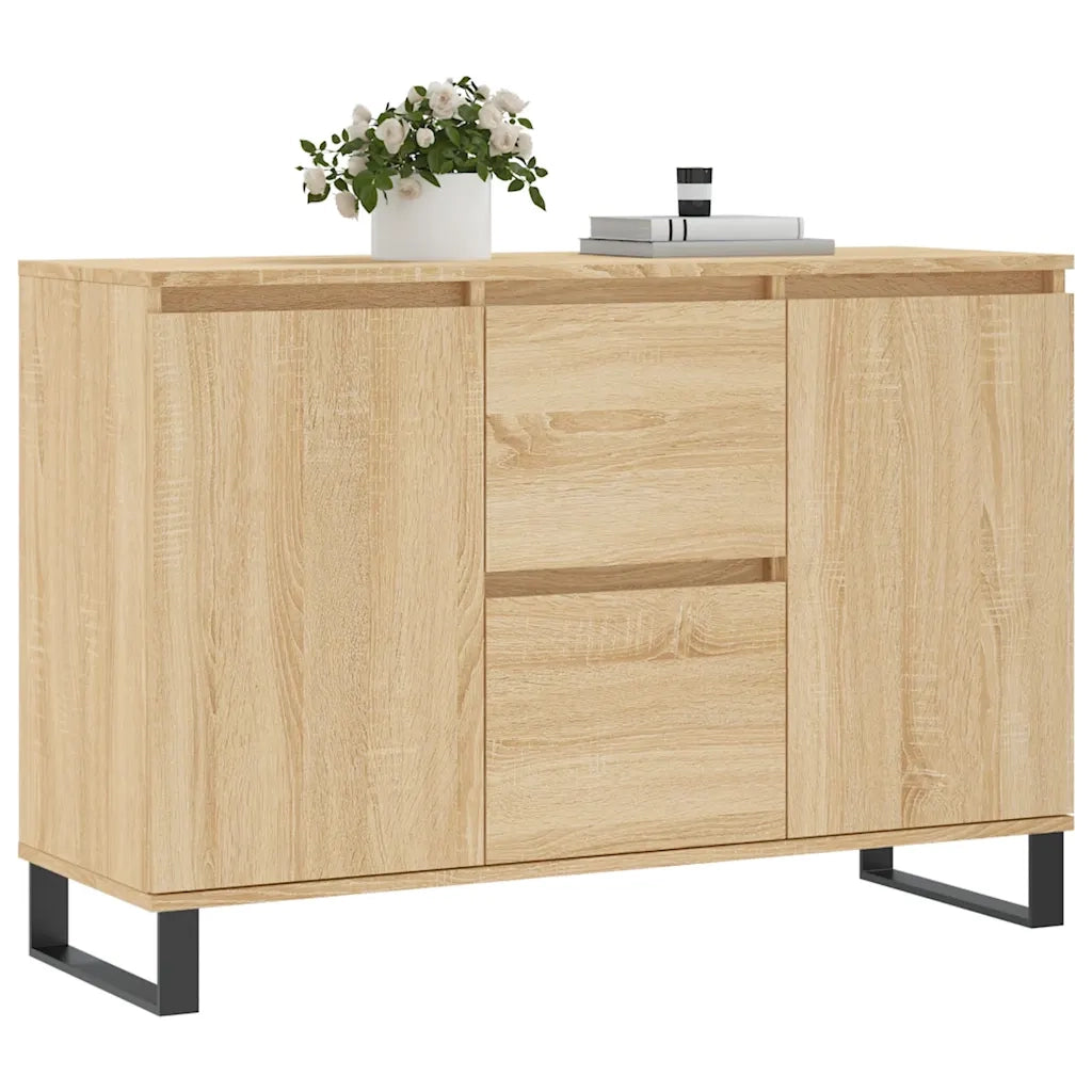 Credenza | Madia | Buffet da pranzo | Armadio da pranzo Rovere Sonoma 101,5x35x70 cm in Legno Multistrato