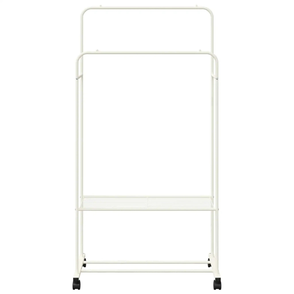 Stendibiancheria con lo scaffale Bianco 80 x 53 x 156 cm CFW6642584