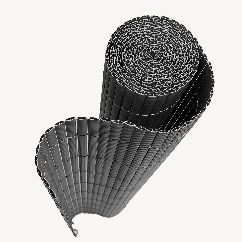 Tappeto Frangivista Cefalu in PVC Schermatura per Recinzione a Lamelle da 19 mm 150 x 400 cm - Antracite casa.pro