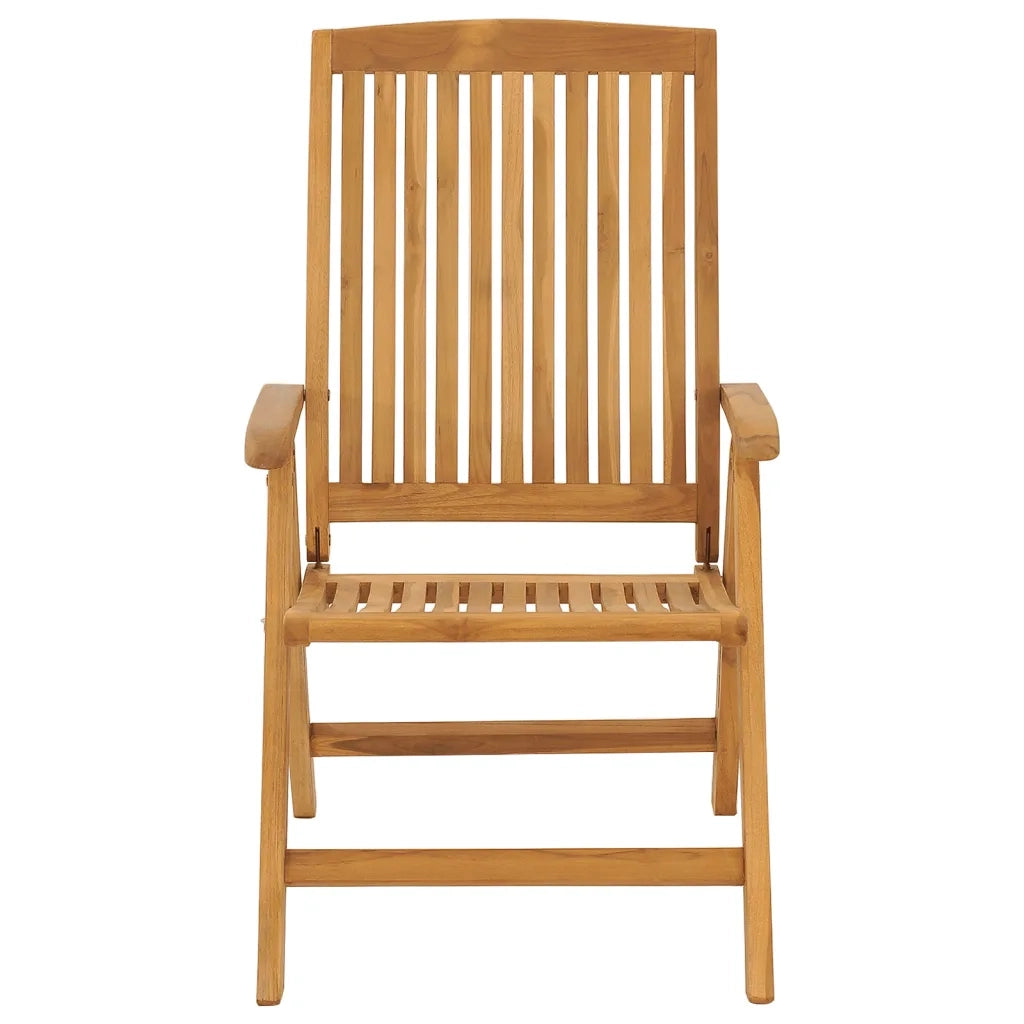Sedie da Giardino Reclinabili con Cuscini 6 pz in Legno di Teak 3196500