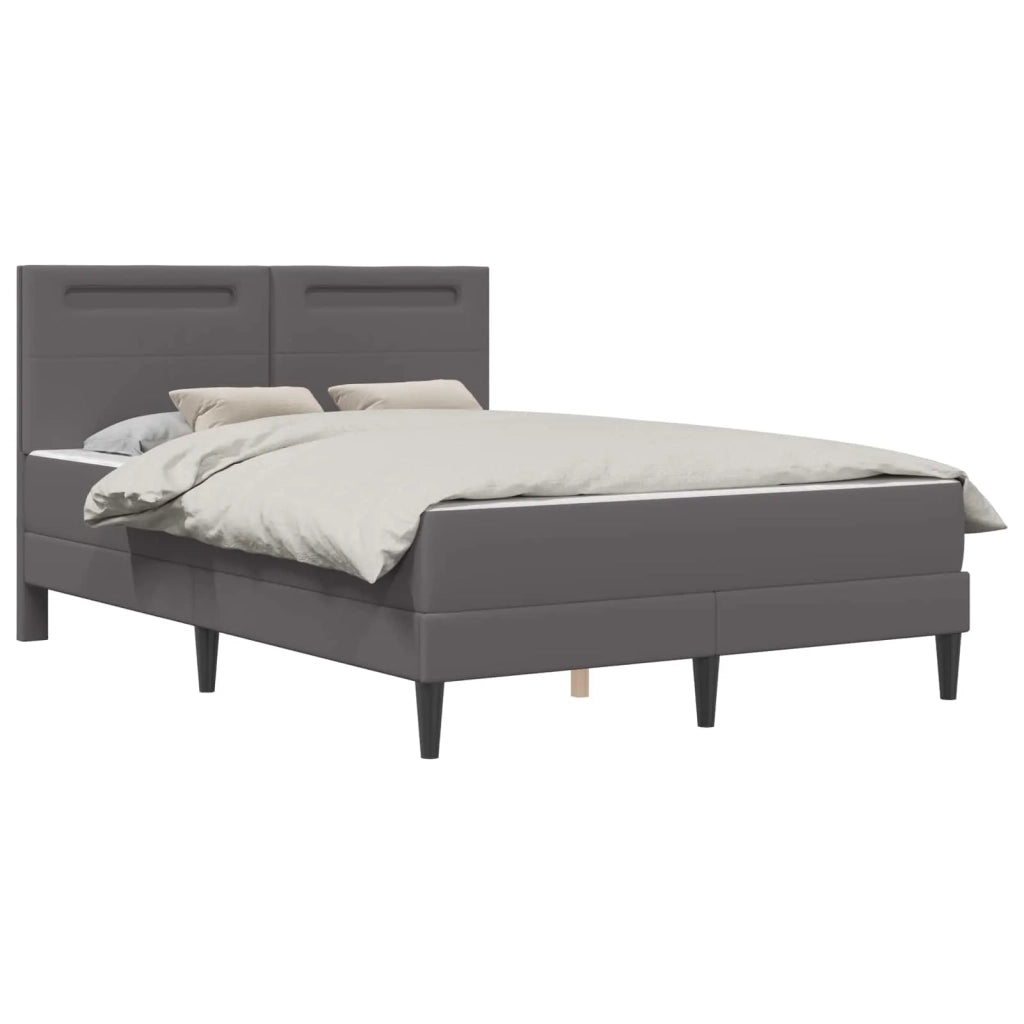Struttura del letto con testiera Grigio 120 x 200 cm Similpelle 3414994