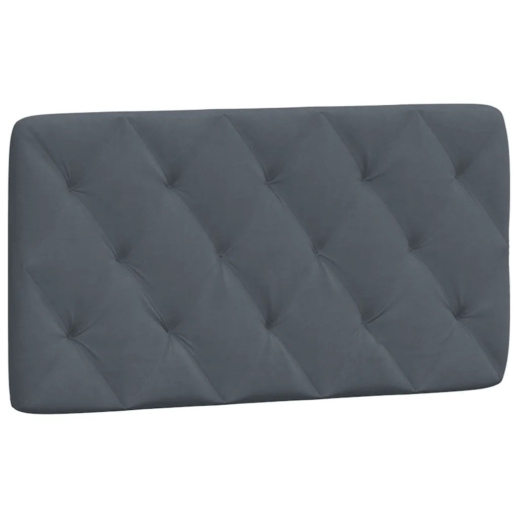 Cuscino testiera Grigio Scuro 100 cm in Velluto 3207723
