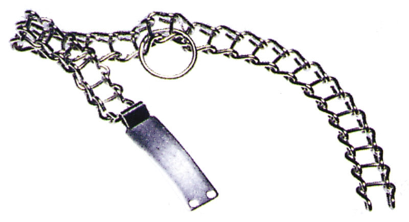 COLLARE PER CANI NICHELATO cm. 35 - medio 12.00 pz