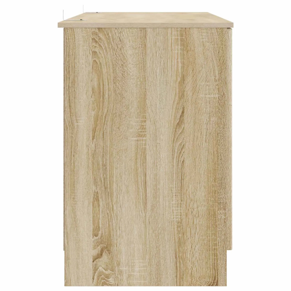 Scrivania | Tavolo da Ufficio Rovere Sonoma 142,5 x 50 x 75 cm Legno ingegnerizzato