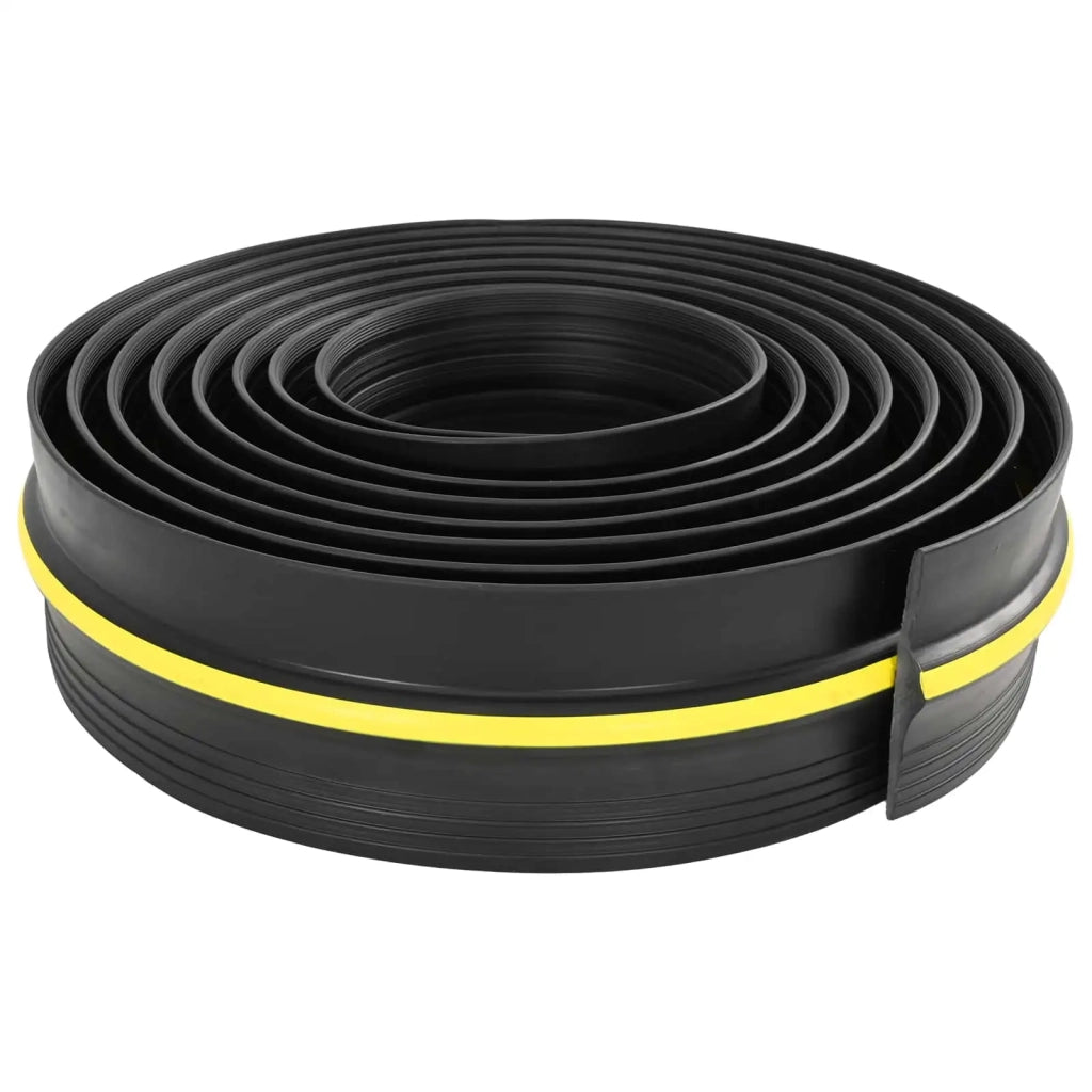 Guarnizione per pavimento del garage Nero e Giallo PVC 42038289