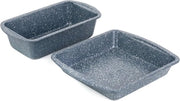 Set di Forme per Dolci 2 in Confezione Antiscorrosione con Maniglie per Pan e Torta