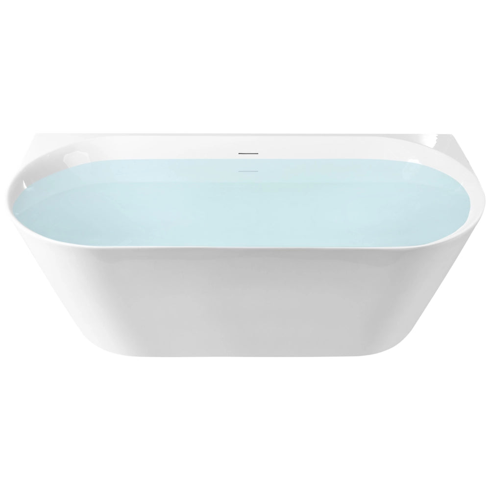 Vasca moderna angolare 170 x 79 cm Bianca Bagno in stile moderno