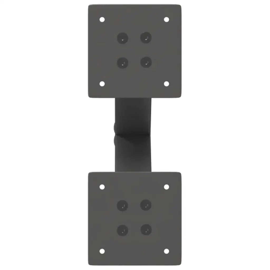 Gambe per Tavolino da Caff¨¨ a Forma di X 2 pz | Piede del tavolo Antracite 28x(42-43) cm Acciaio
