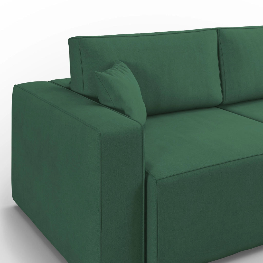Morfeo Divano in tessuto impermeabile 215 cm verde