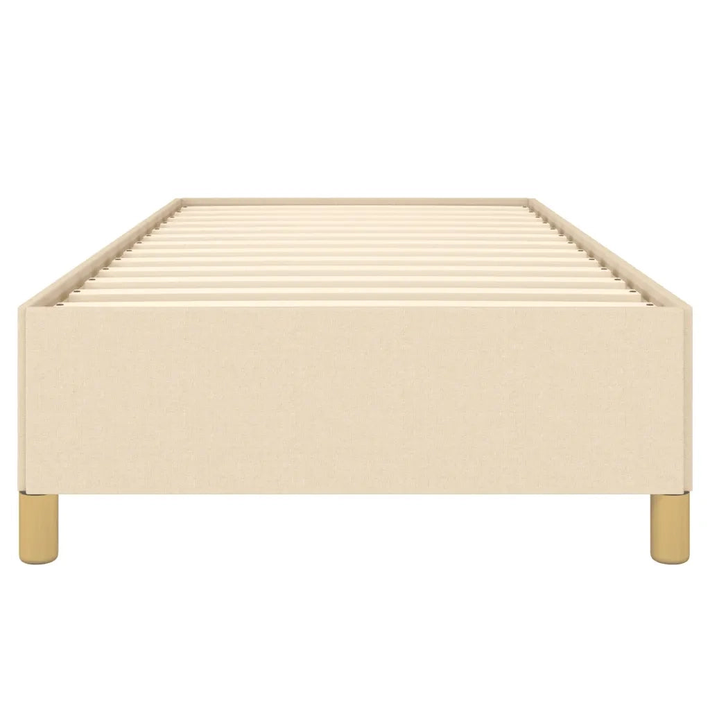 Giroletto senza Materasso-Struttura Letto Crema 90x190 cm in Tessuto 201791