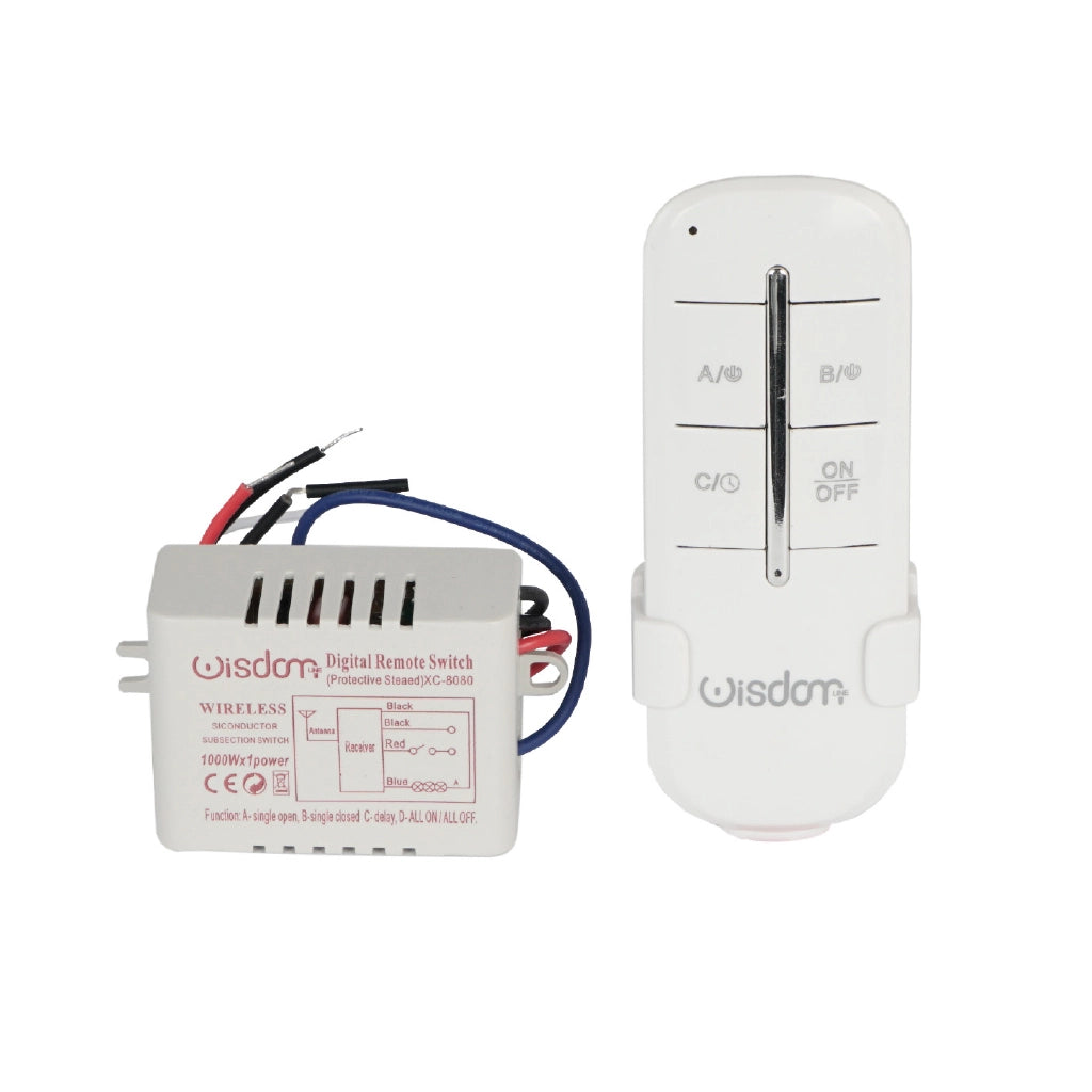 Centralina telecomando a 2 canali per controllo luci wireless