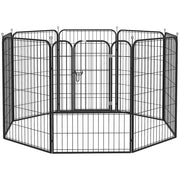 Recinto per animali modulabile ¨C Minimal ¨C 80x100 cm nero