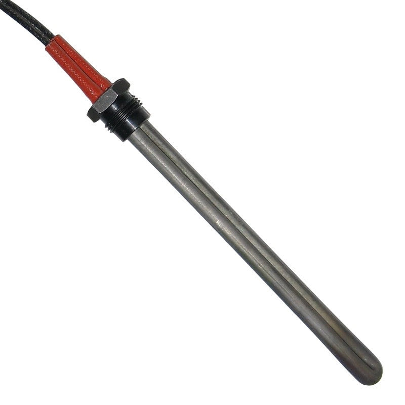 IDH63778  Resistenza accensione ricurva per stufe a pellet, con raccordo filettato 3/8" GAS.