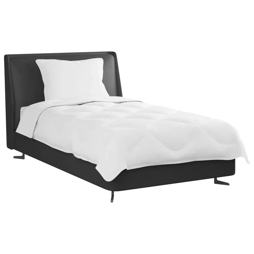 Duvet Estivo con cuscino 2 pcs Bianco Microfibra 3376488