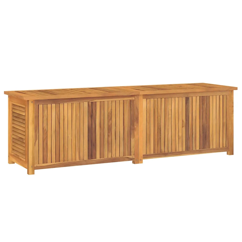 Contenitore Giardino con Borsa 175x50x55 cm Legno Massello Teak 363273