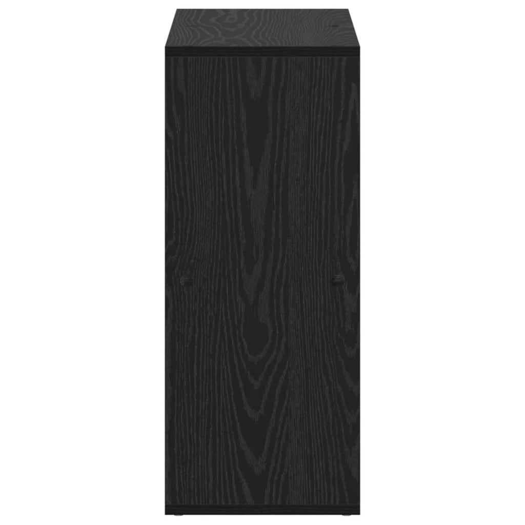 Armadio per Libri Rovere Nero 69,5 x 29 x 69,5 cm 879664