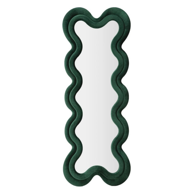 Specchio Da Muro Monica Verde cm 58x4x160