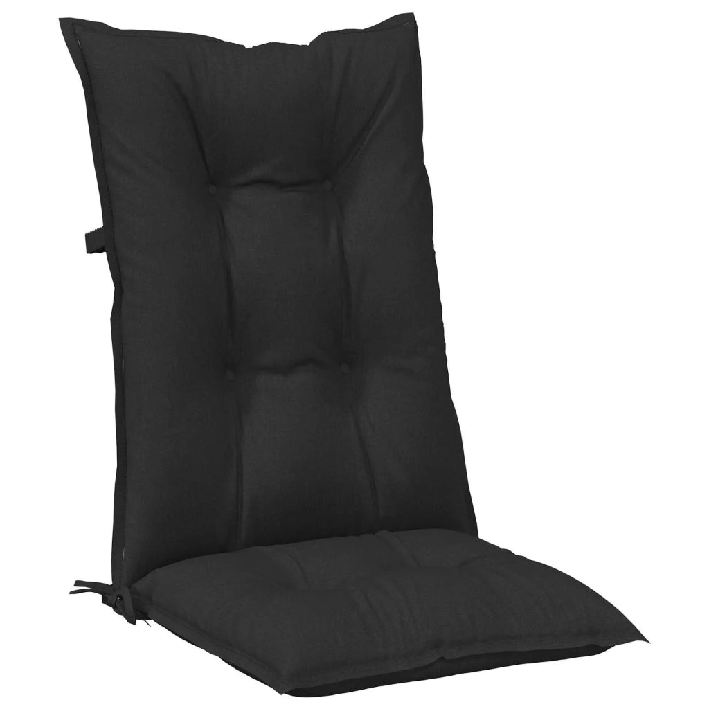 Set di cuscini per sedia alta 6 pcs Melange nero 4002369