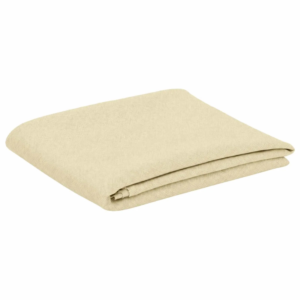 Tovaglia da Tavolo Rettangolare Bianco Crema 140 x 160 cm 42039978