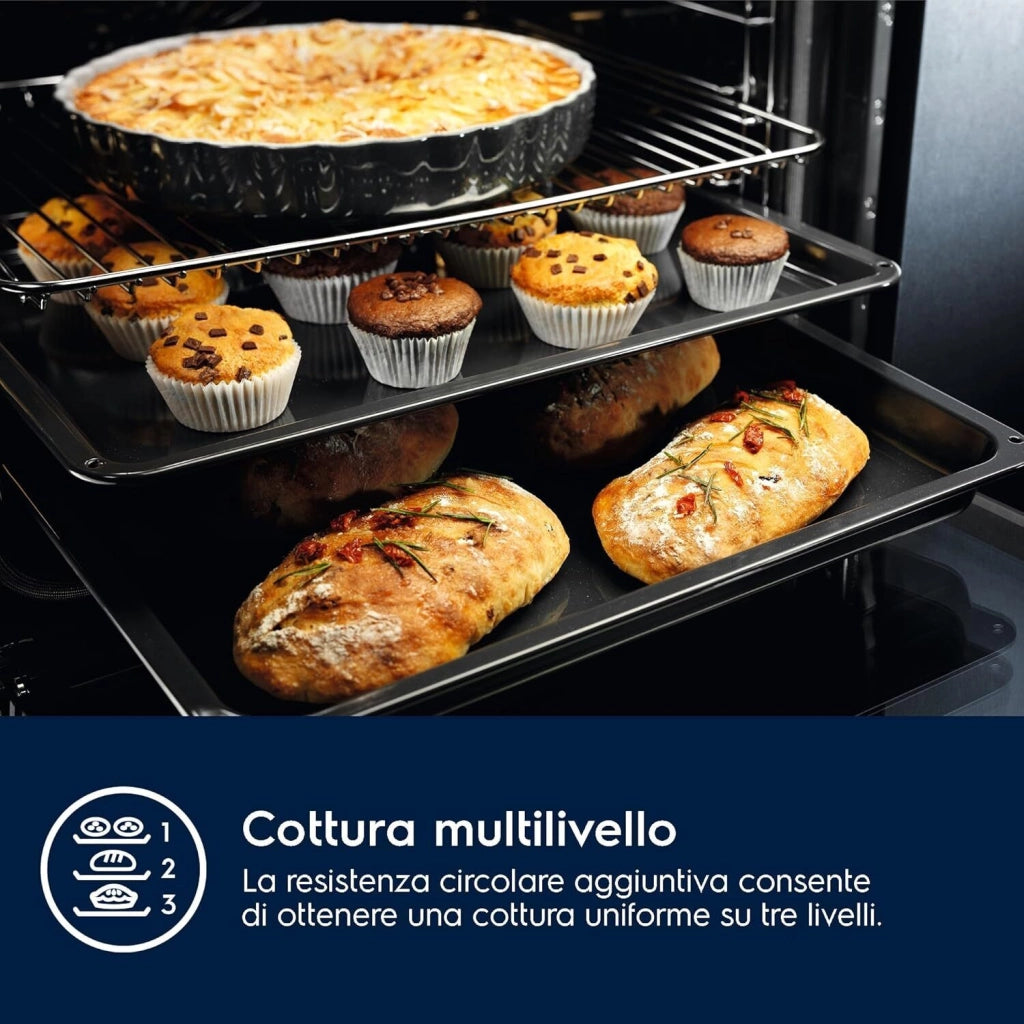 Electrolux FORNO INCASSO MULTI CLASSE A+ 60 CM EOH2H044K MADE IN ITALY