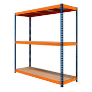 Scaffalatura a 3 Rpiani Resistente 300kg Magazzino Officina di stoccaggio - S-Rax