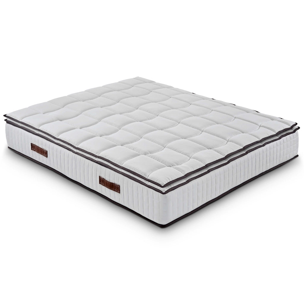 Materasso Matrimoniale 160x200 in Memory Foam - Sostenitovo Sfoderabile - con TOPPER REMOVIBILE - Lato Estate/inverno - Alto 24 cm - Ortopedico e ottimo per la schiena