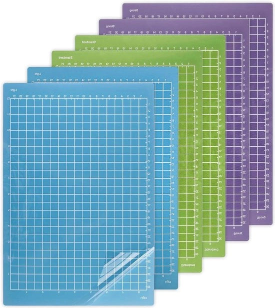 Matrice di taglio per Cricut Joy Xtra - Matrice di taglio riciclabile per artigianato - 3 Adesivi per matrice di taglio per accessori Cricut.
