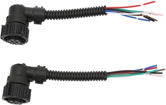 Sostegno per cavo di illuminazione posteriore - Connessione per illuminazione posteriore - Sostituzione illuminazione posteriore - ABS/Metallo - Qualità professionale - Duraturo e affidabile - Kit di impiantistica