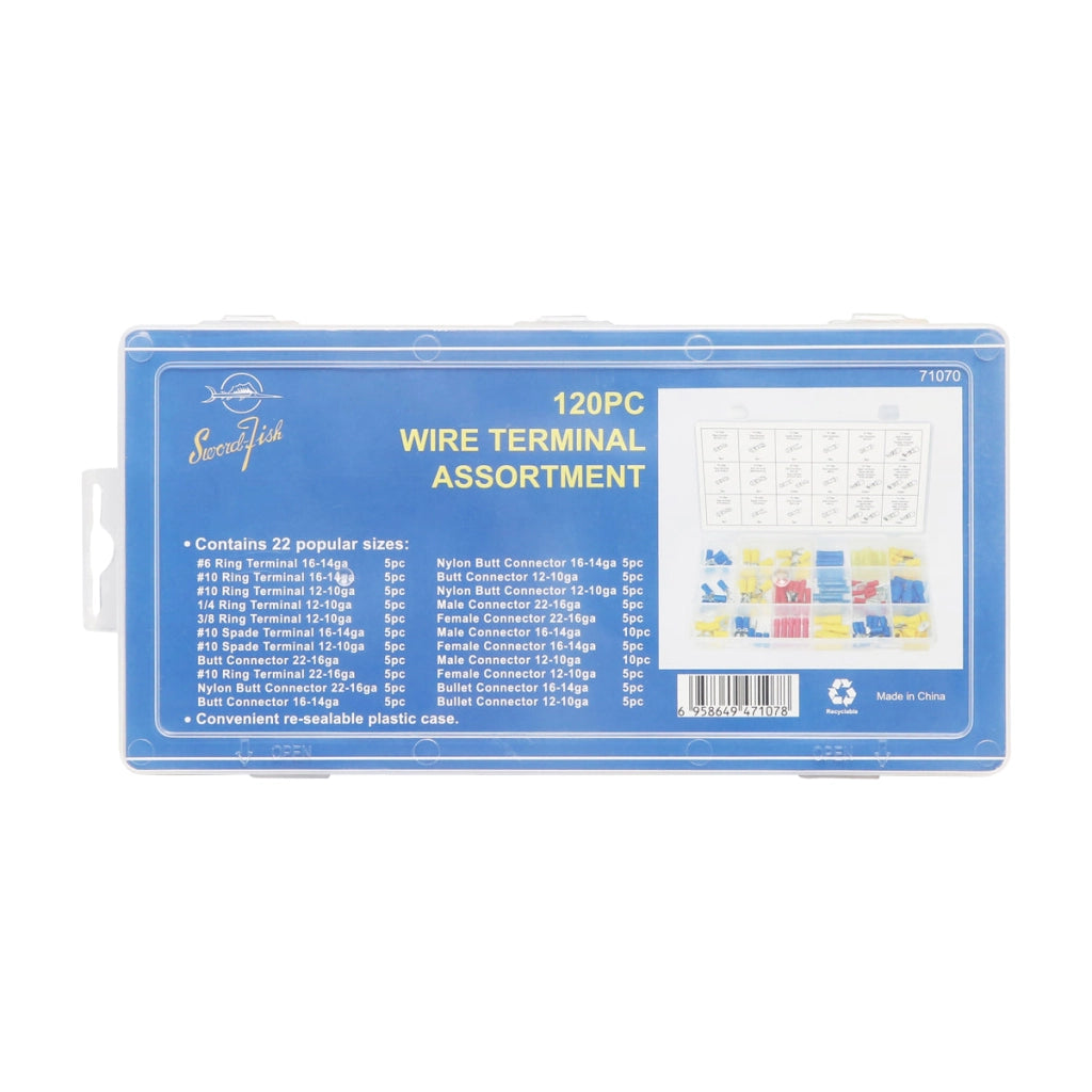Set di 120 connettori elettrici isolati